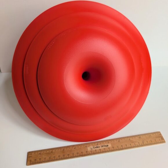 Koziol Babell Etagere Red Plastic Christmas Tree Tidbit Serving Tray 3 Tier Dish - Picture 11 of 14